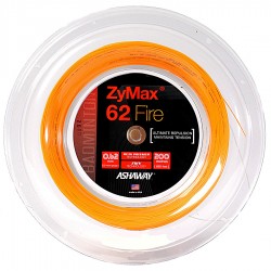 【ASHAWAY】ZYMAX 62 Fire細線傳奇超彈爆發性大羽拍盤線(0.62mm)